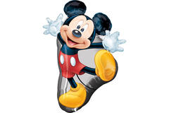 Foil Balloon - Shape - Mickey Mouse - Full Body - 55 x 78 cm